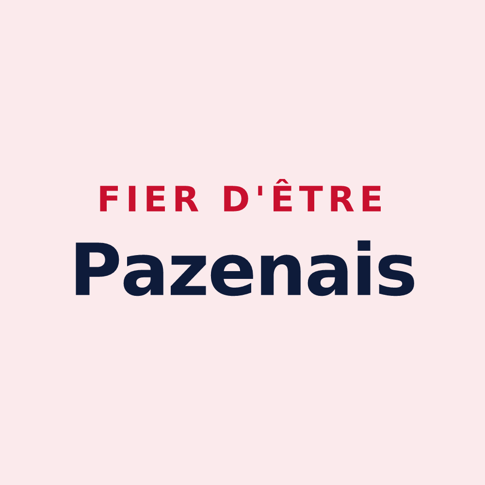Magnet « Fier d'être Pazenais » — design pour Sainte-Pazanne