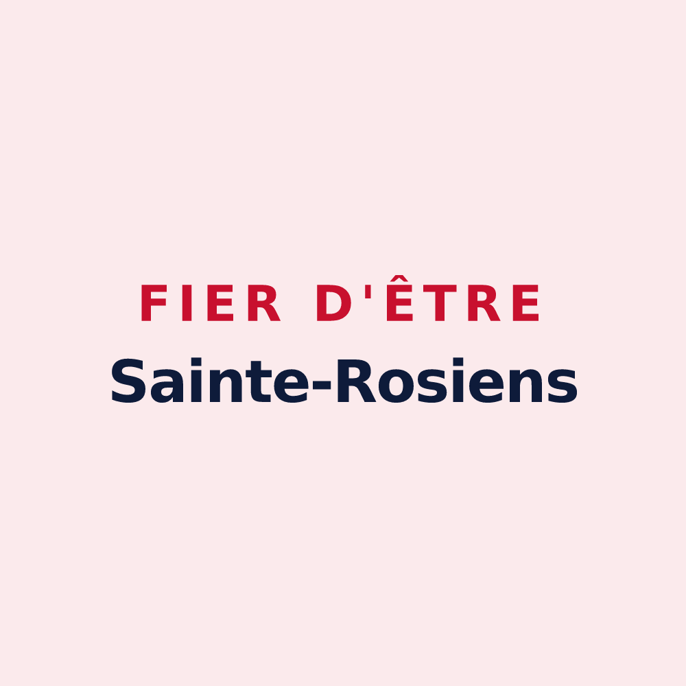 Magnet « Fier d'être Sainte-Rosiens » — design pour Sainte-Rose