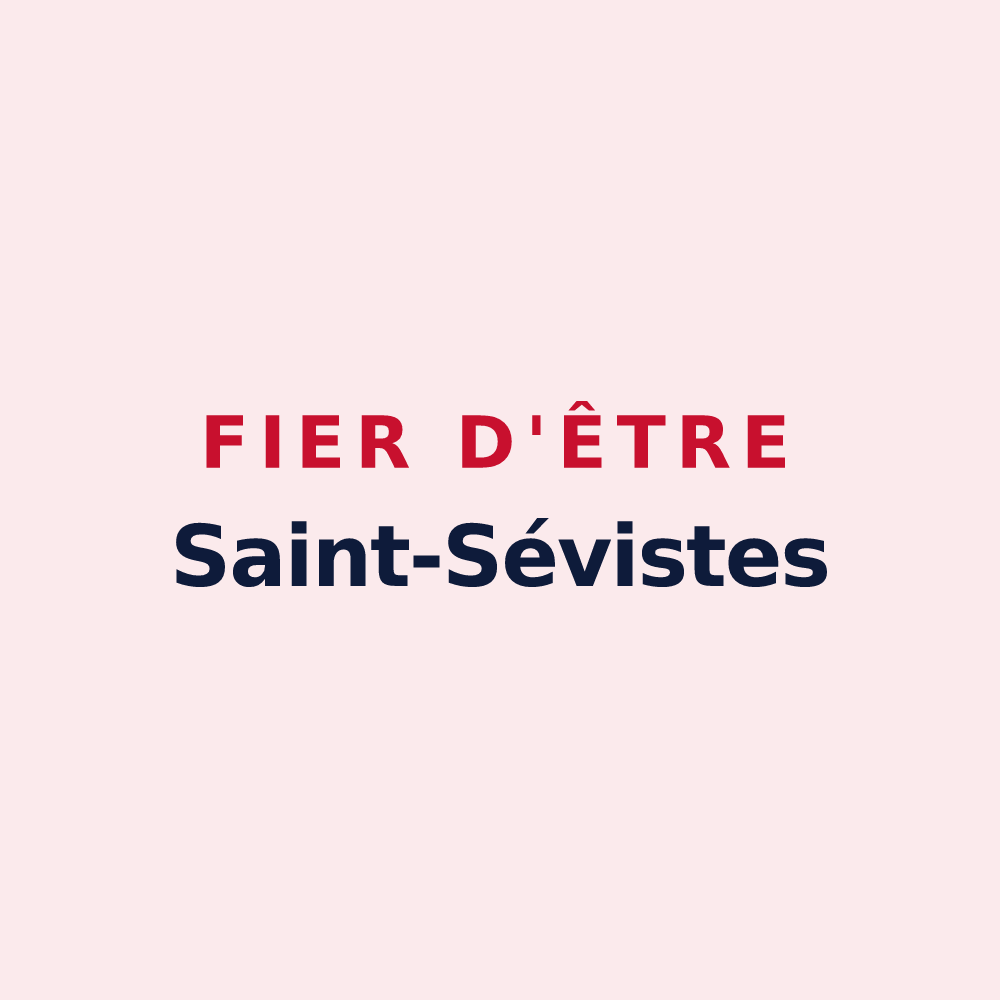 Magnet « Fier d'être Saint-Sévistes » — design pour Sainte-Sève