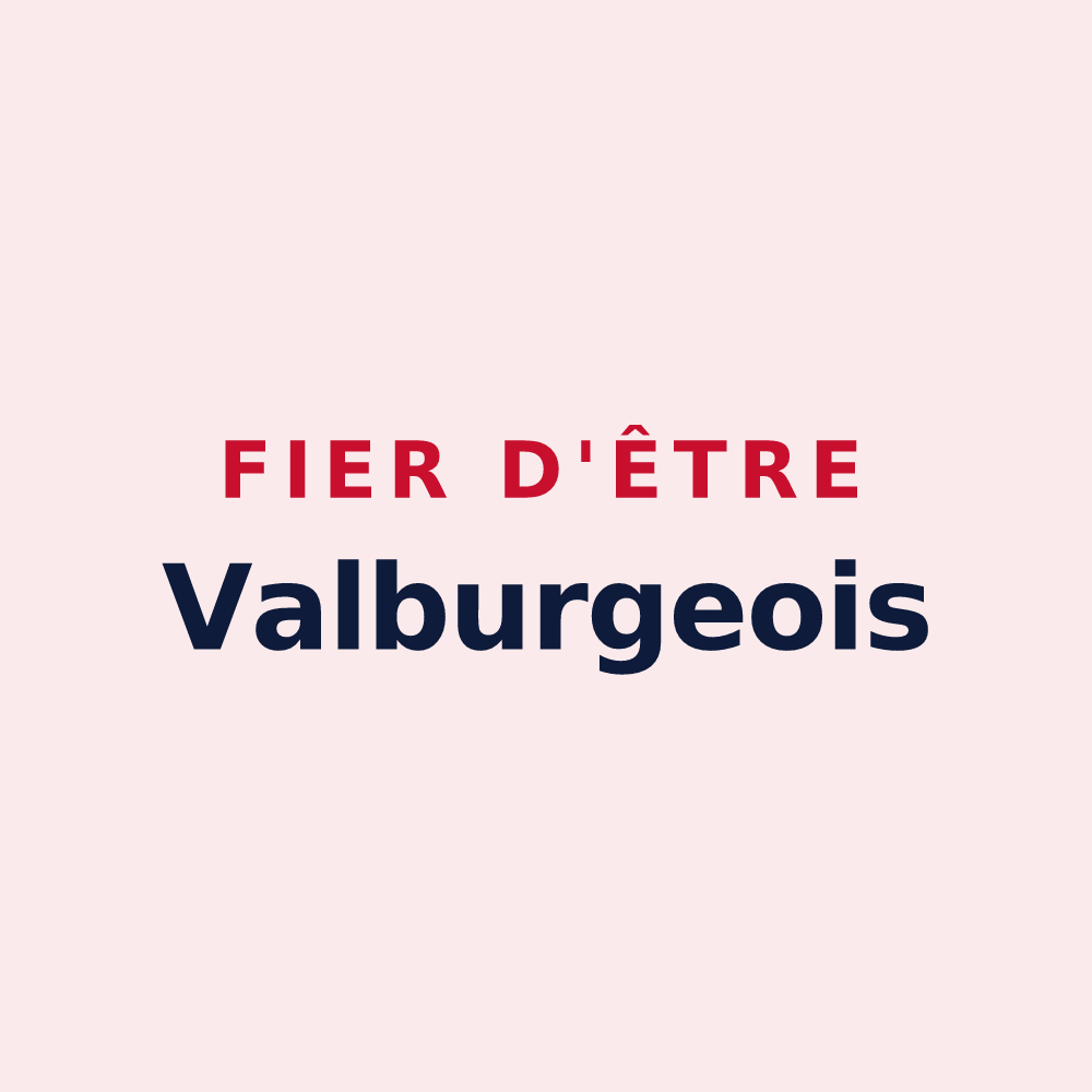 Magnet « Fier d'être Valburgeois » — design pour Sainte-Vaubourg