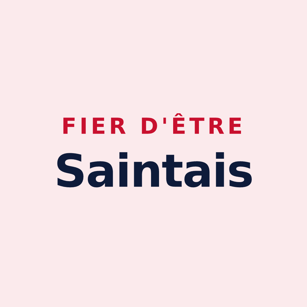 Magnet « Fier d'être Saintais » — design pour Saintes