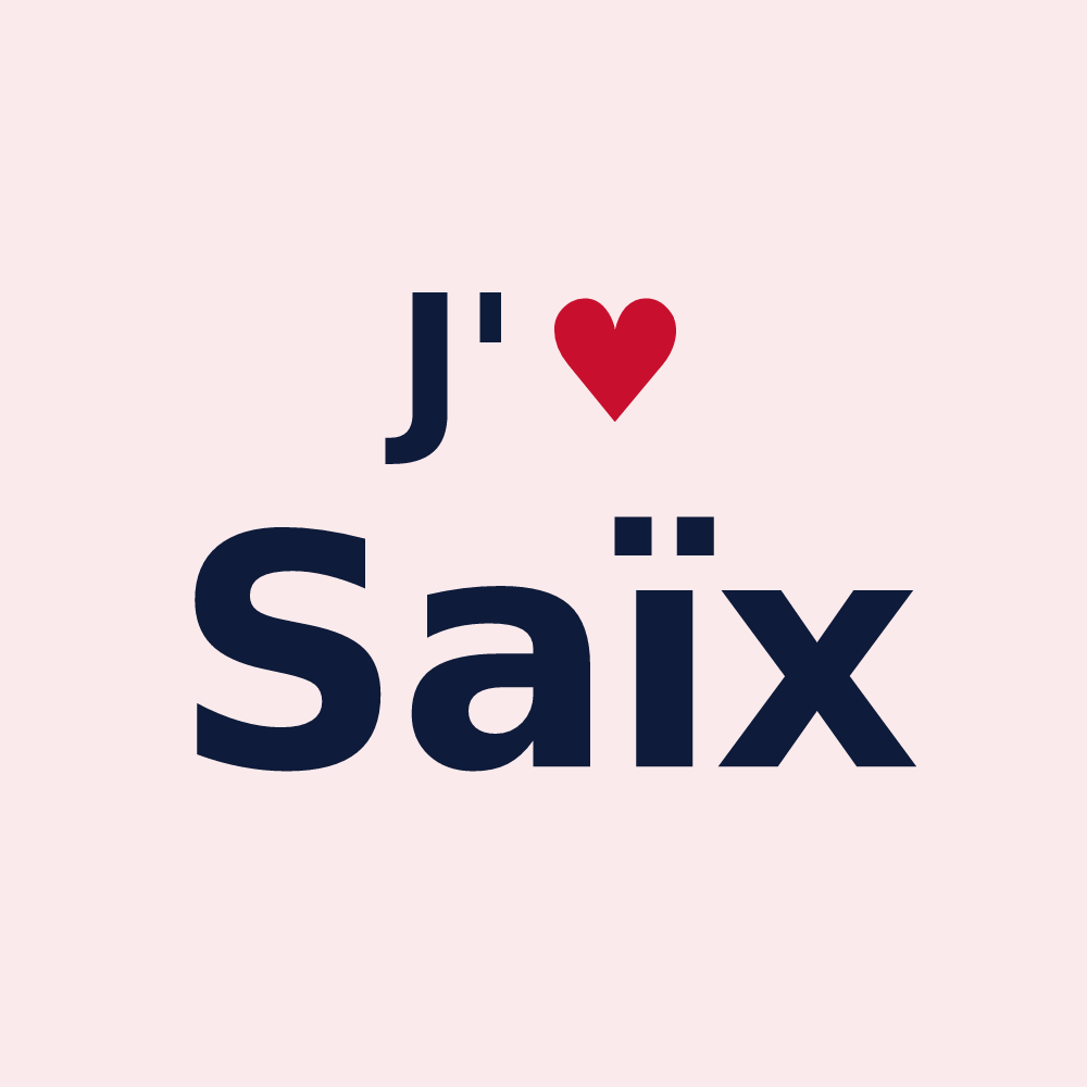 Magnet personnalisé Saïx — design J'aime Saïx
