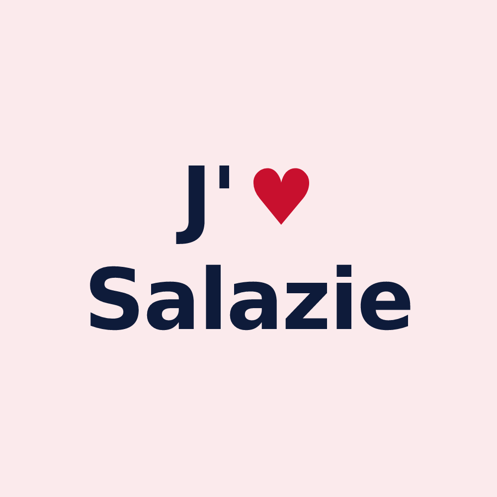 Magnet personnalisé Salazie — design J'aime Salazie