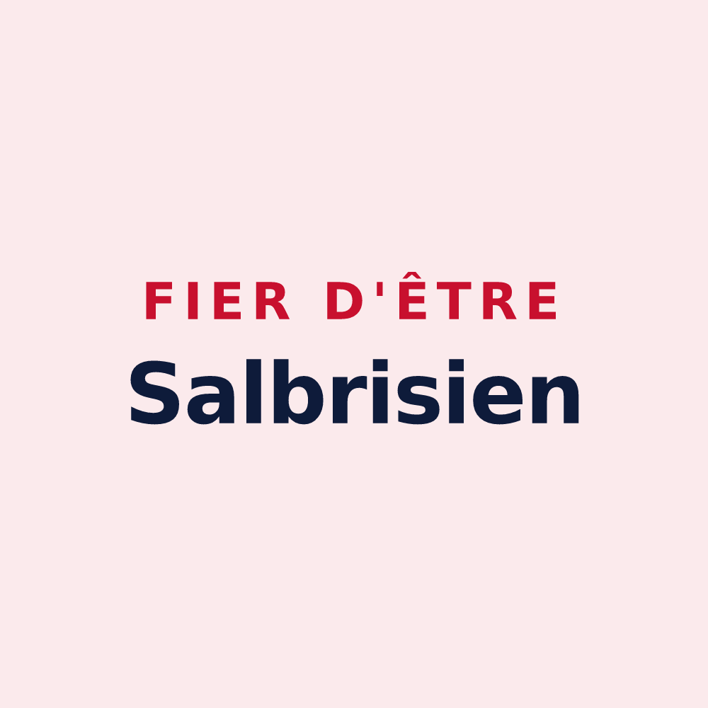 Magnet « Fier d'être Salbrisien » — design pour Salbris