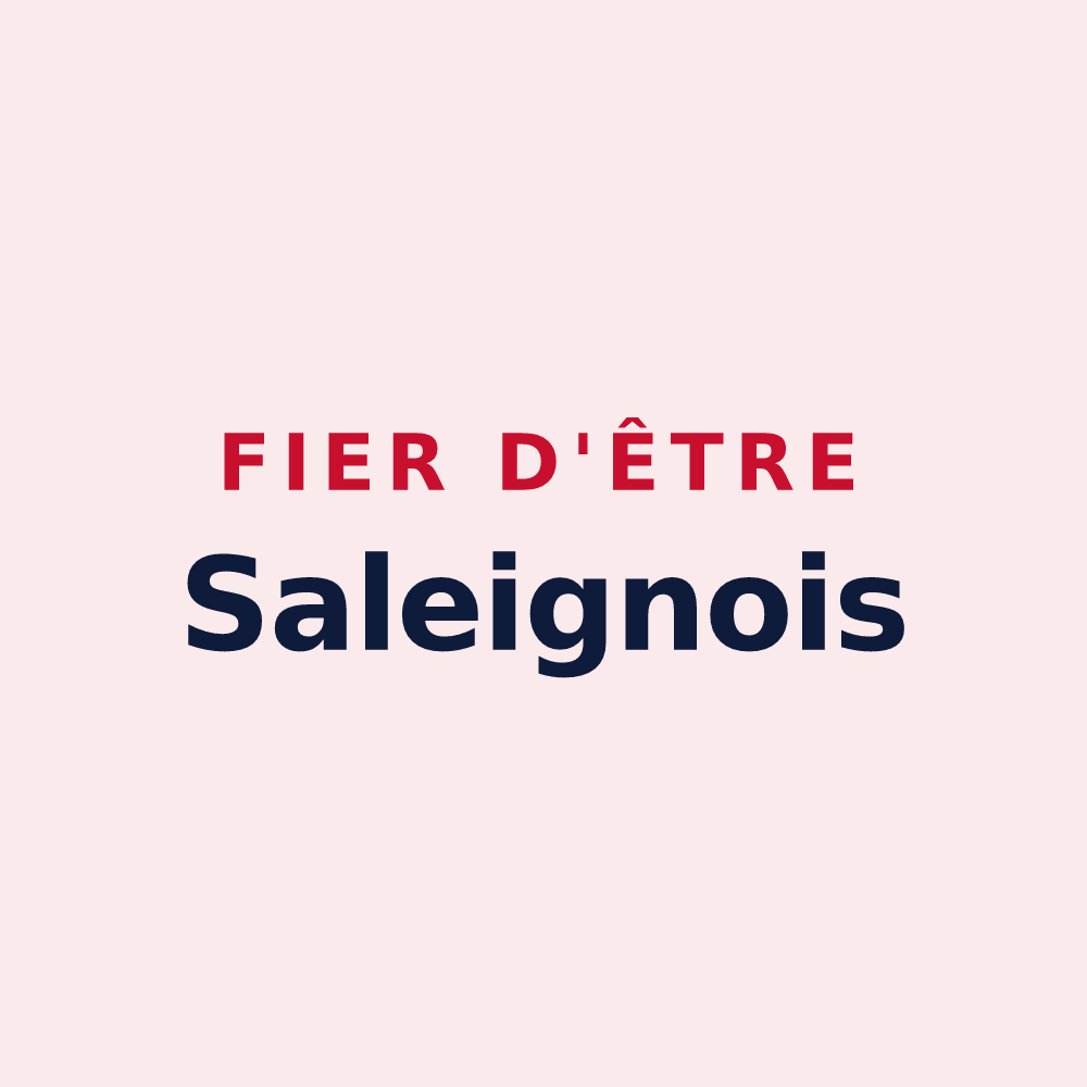 Magnet « Fier d'être Saleignois » — design pour Saleignes