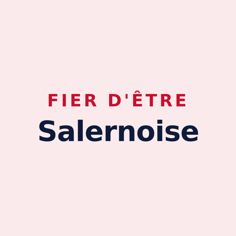 Magnet « Fier d'être Salernoise » — design pour Salernes