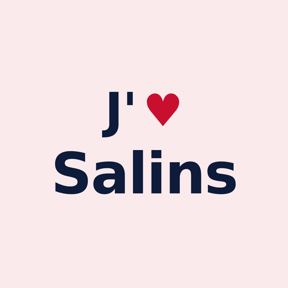 Magnet personnalisé Salins — design J'aime Salins