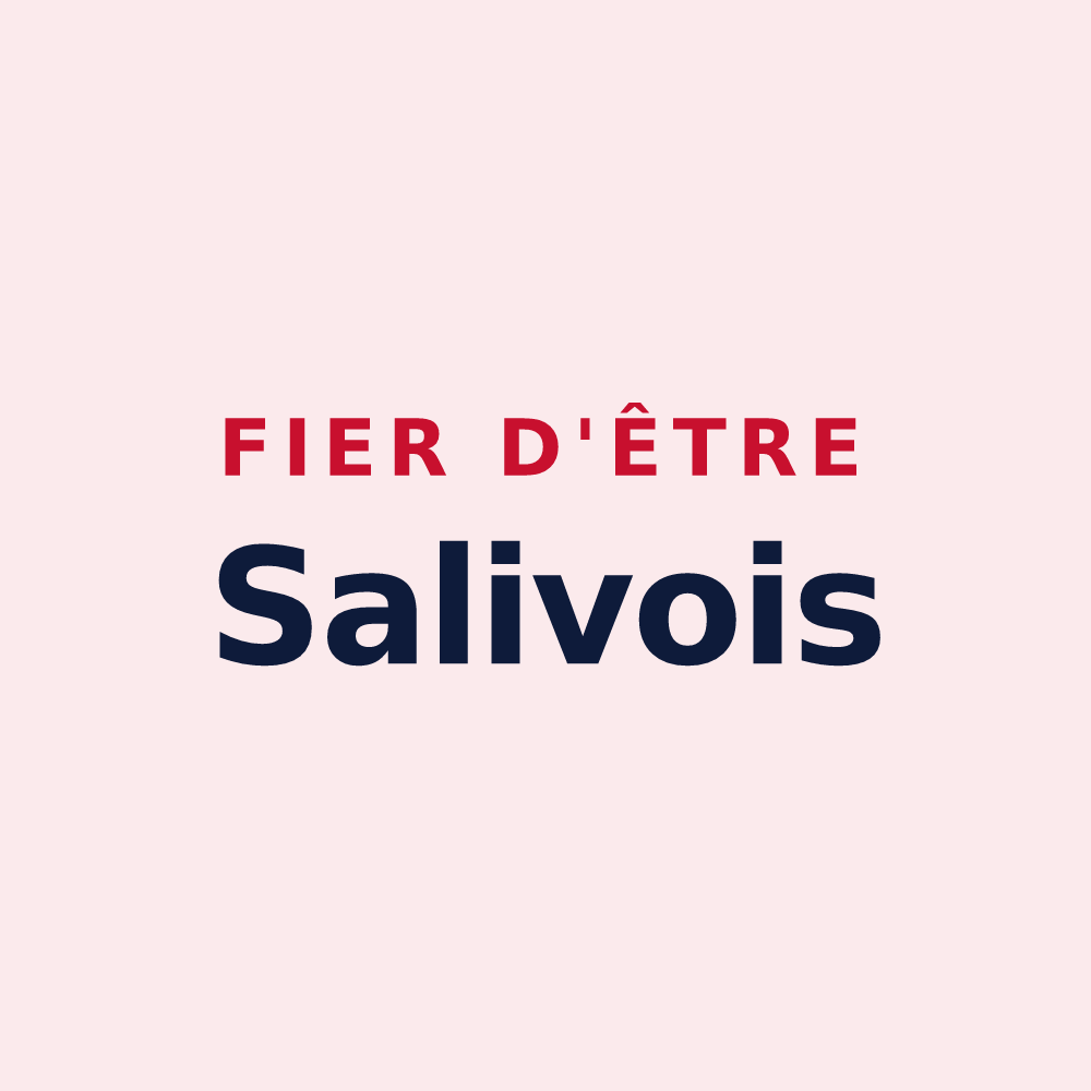 Magnet « Fier d'être Salivois » — design pour Salives