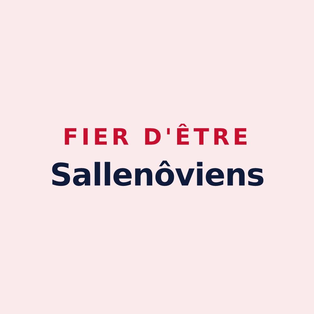 Magnet « Fier d'être Sallenôviens » — design pour Sallenôves