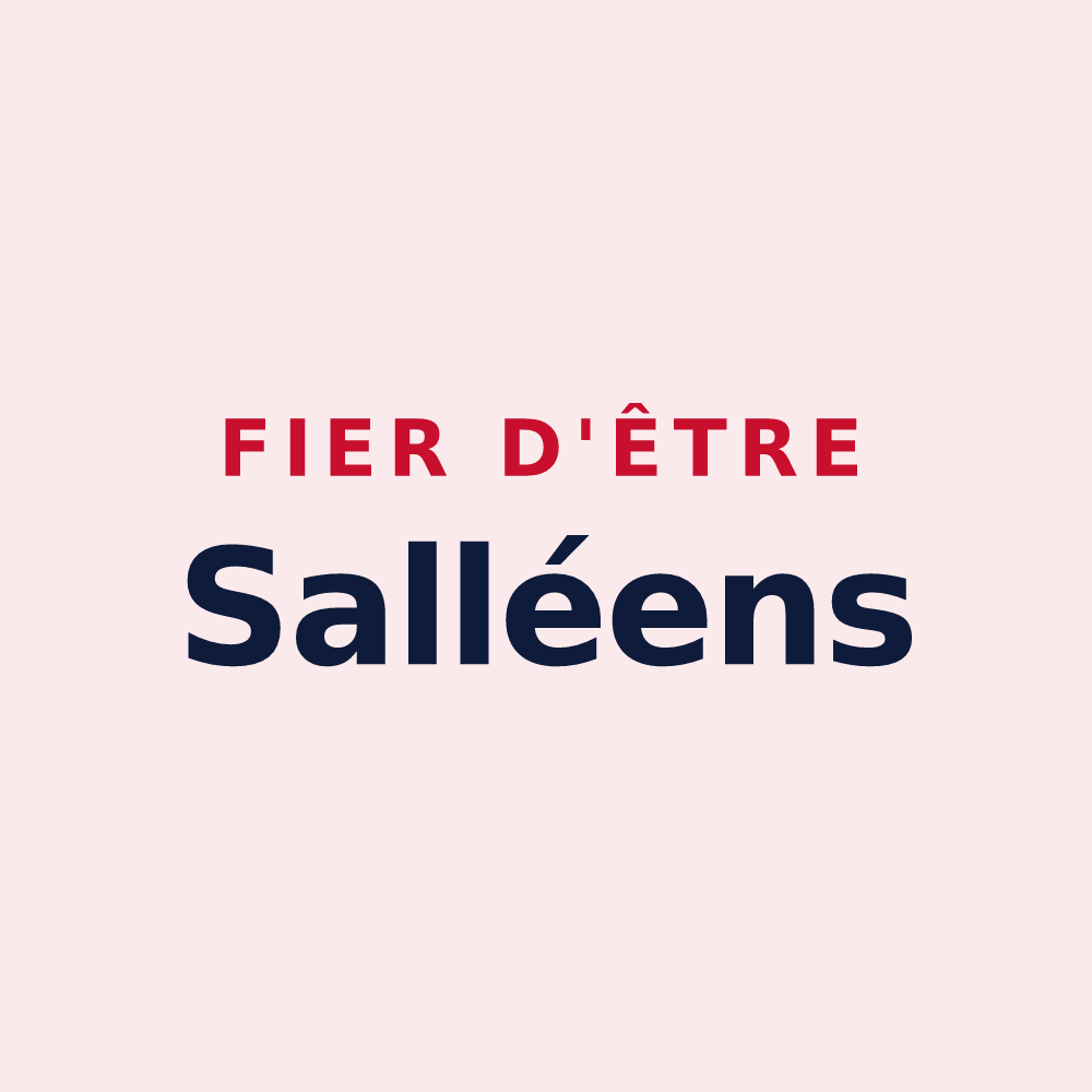 Magnet « Fier d'être Salléens » — design pour Salles-d'Angles