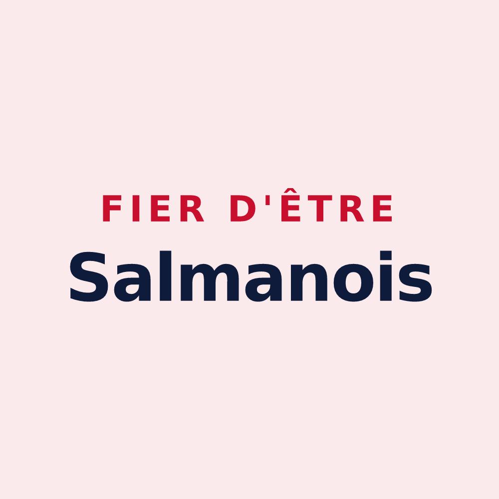 Magnet « Fier d'être Salmanois » — design pour Salmagne