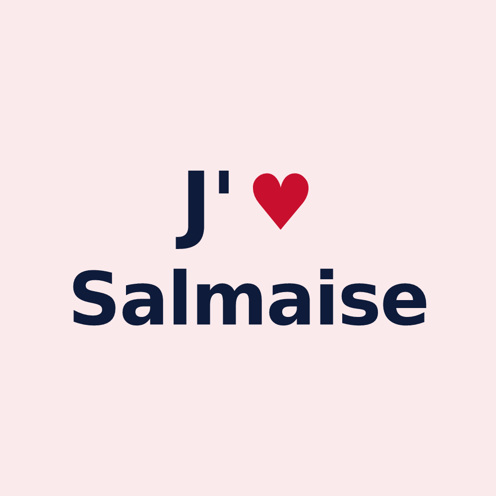 Magnet personnalisé Salmaise — design J'aime Salmaise