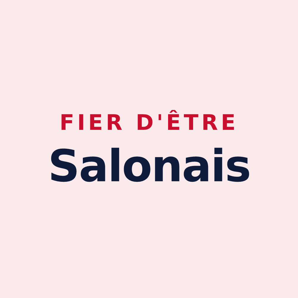 Magnet « Fier d'être Salonais » — design pour Salon-de-Provence