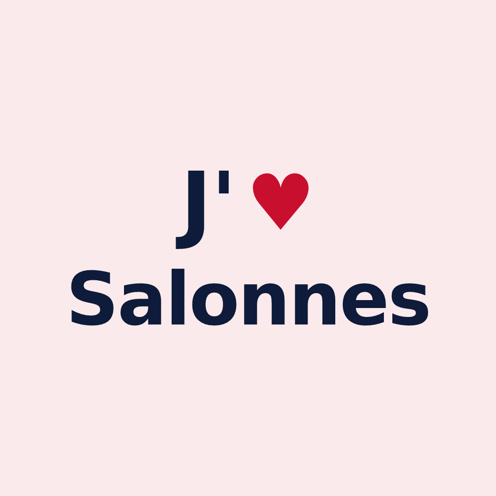 Magnet personnalisé Salonnes — design J'aime Salonnes