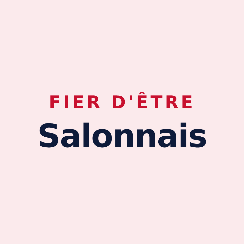 Magnet « Fier d'être Salonnais » — design pour Salonnes