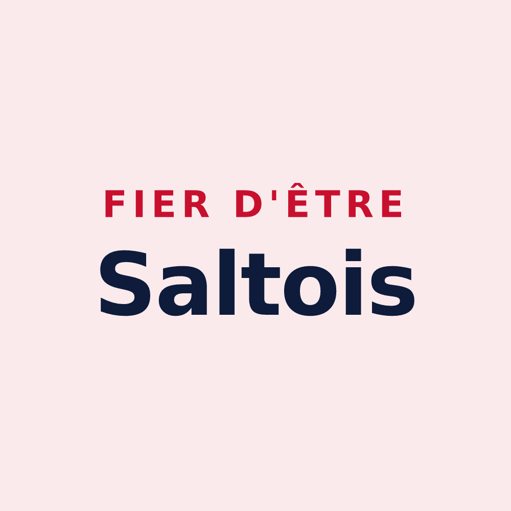 Magnet « Fier d'être Saltois » — design pour Salt-en-Donzy