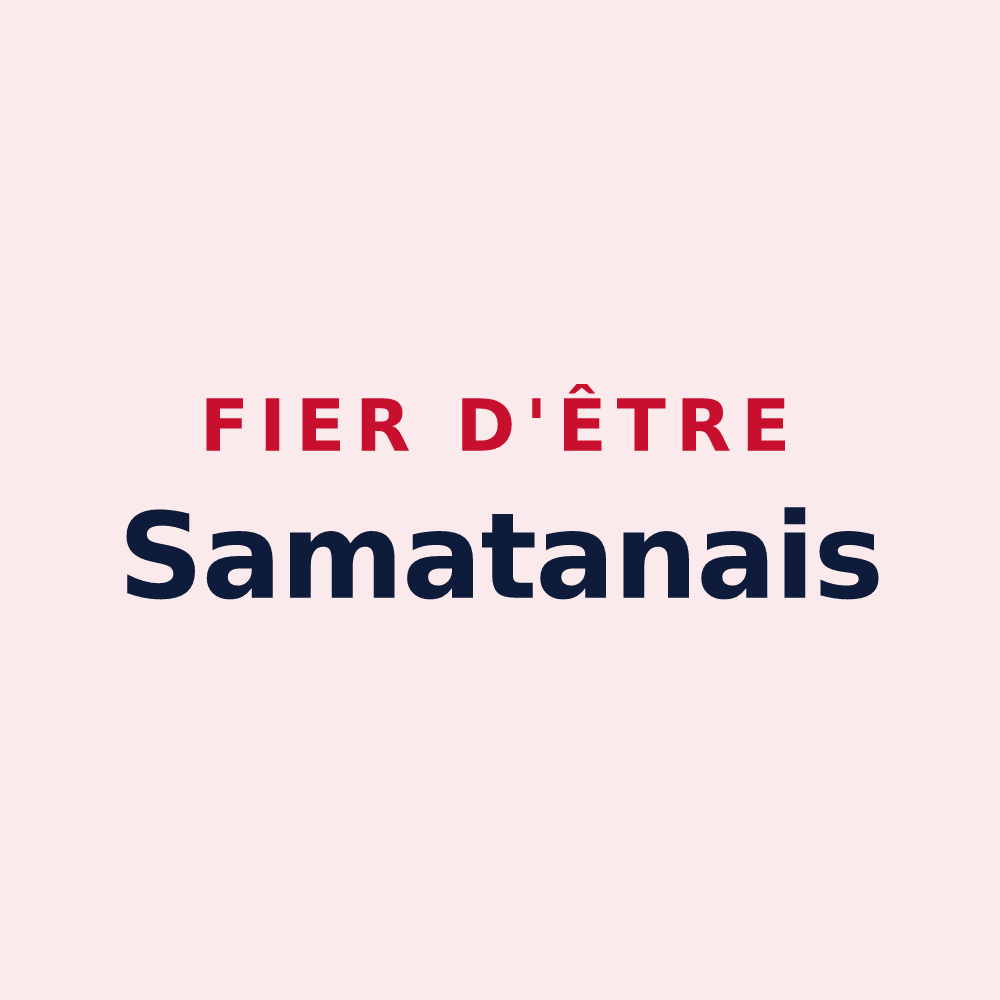 Magnet « Fier d'être Samatanais » — design pour Samatan