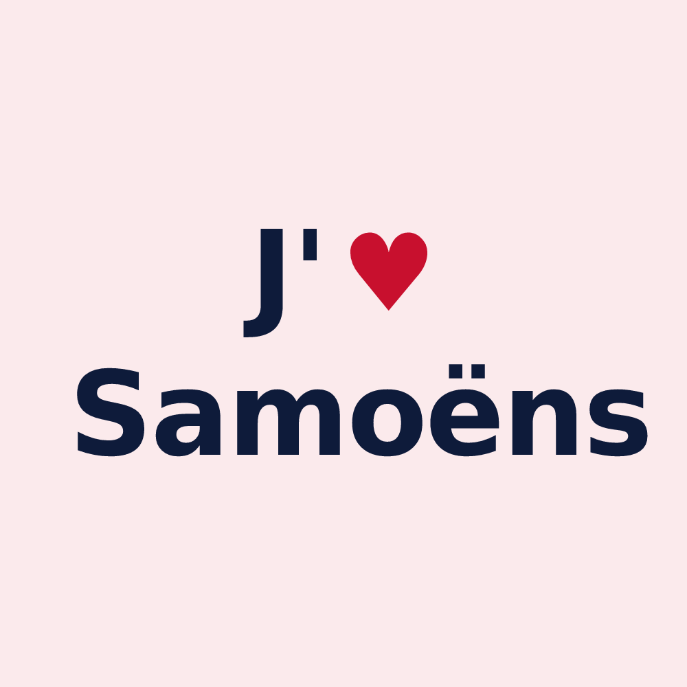 Magnet personnalisé Samoëns — design J'aime Samoëns