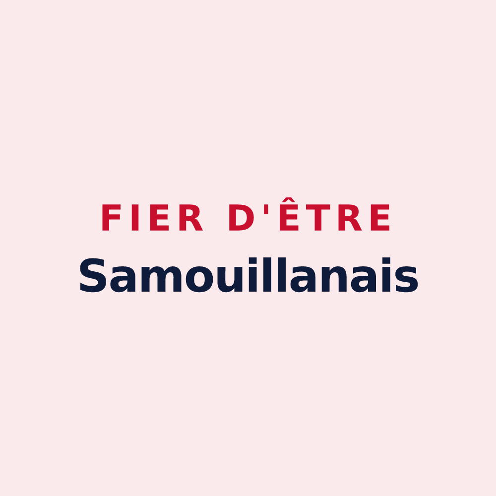 Magnet « Fier d'être Samouillanais » — design pour Samouillan