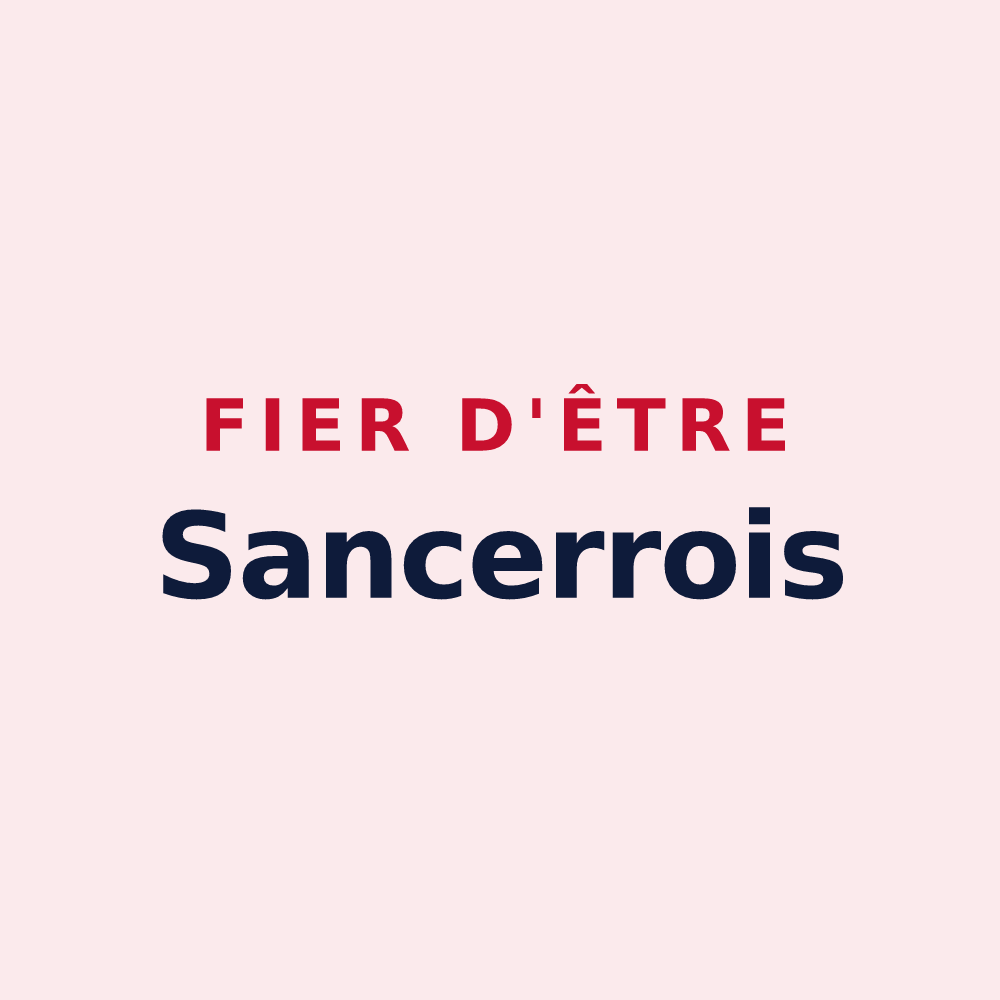 Magnet « Fier d'être Sancerrois » — design pour Sancerre