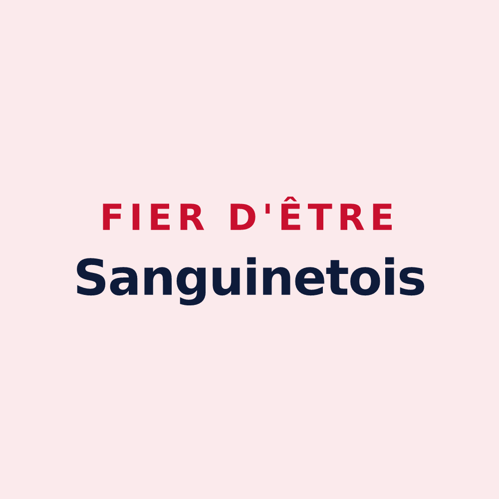 Magnet « Fier d'être Sanguinetois » — design pour Sanguinet