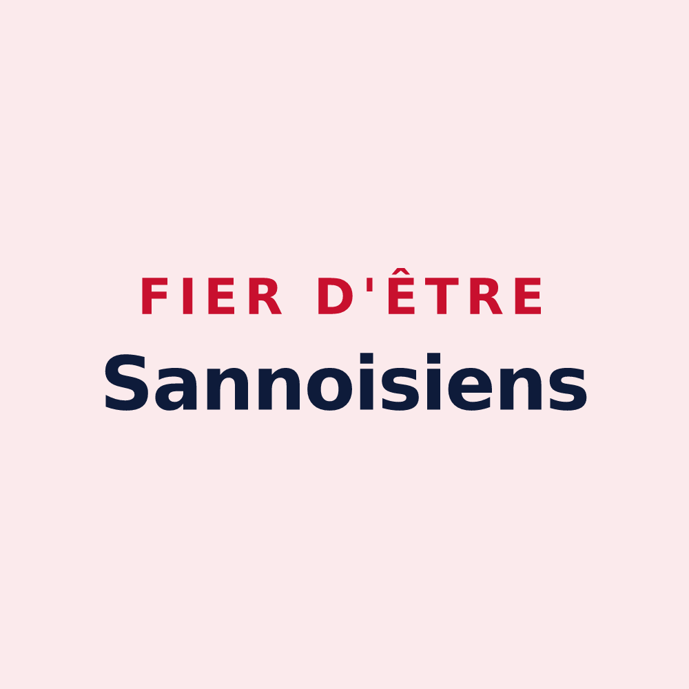 Magnet « Fier d'être Sannoisiens » — design pour Sannois