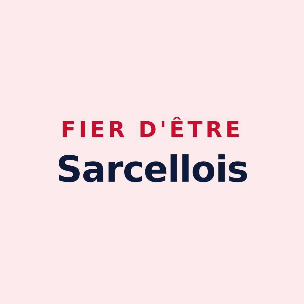 Magnet « Fier d'être Sarcellois » — design pour Sarcelles