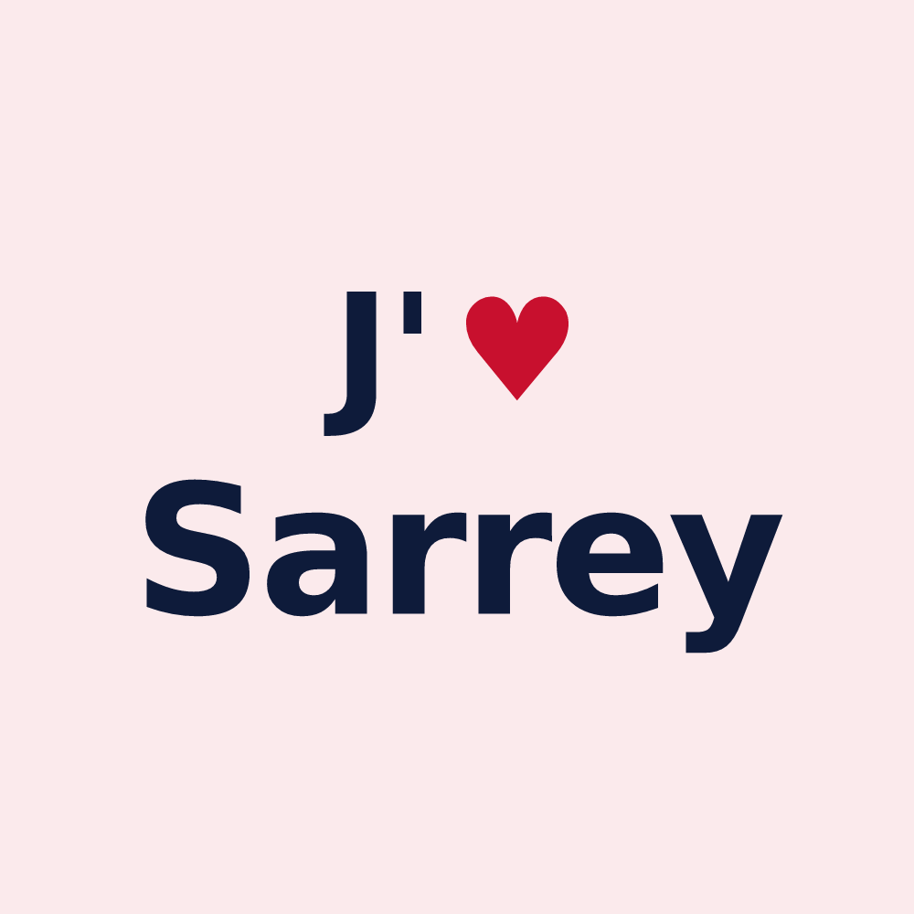 Magnet personnalisé Sarrey — design J'aime Sarrey
