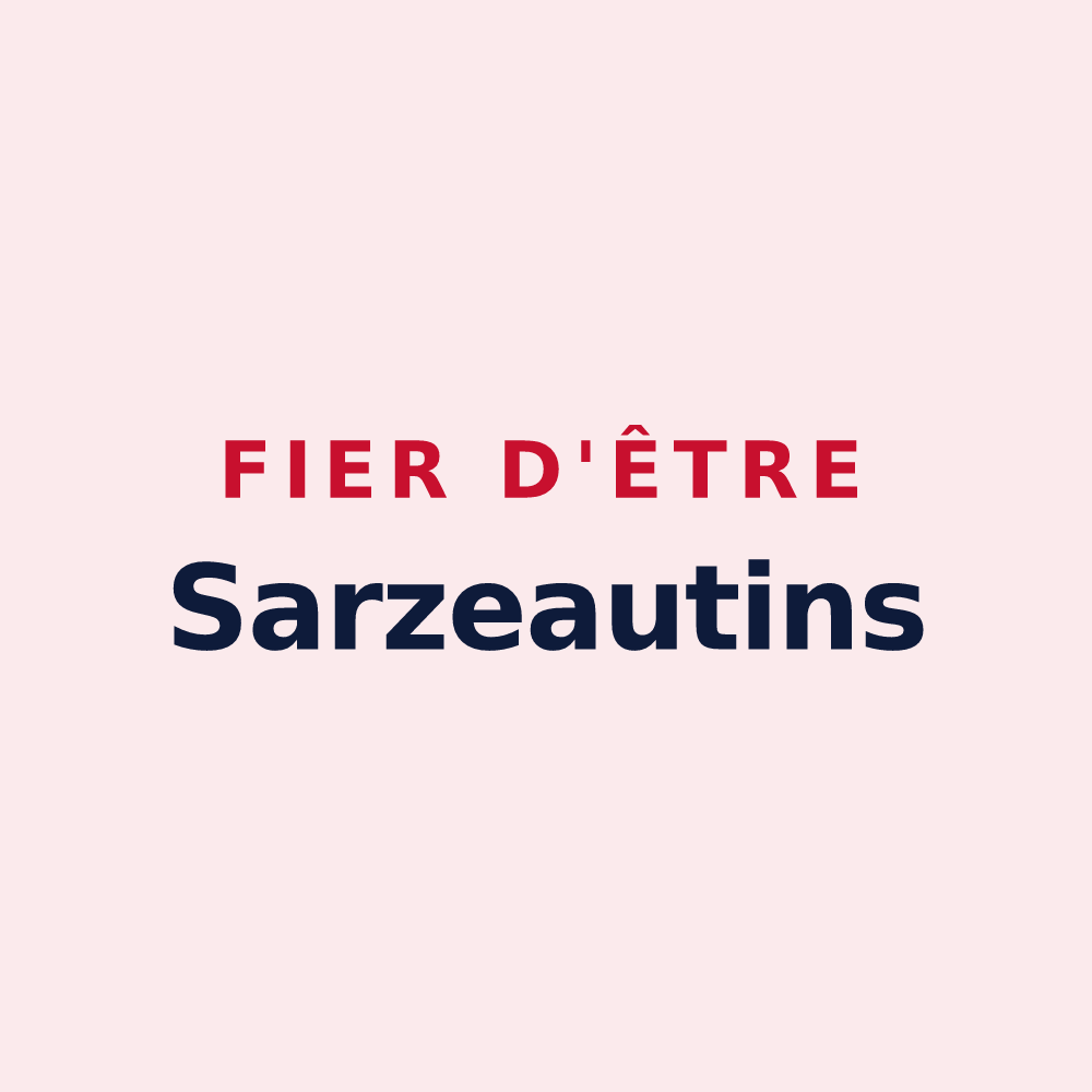 Magnet « Fier d'être Sarzeautins » — design pour Sarzeau
