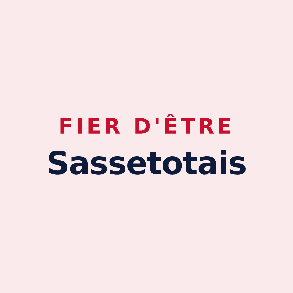 Magnet « Fier d'être Sassetotais » — design pour Sassetot-le-Malgardé