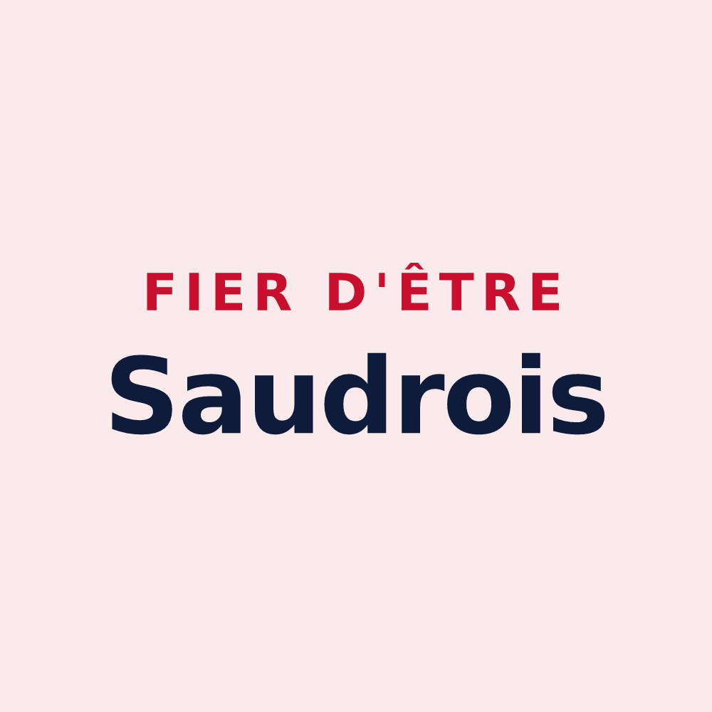 Magnet « Fier d'être Saudrois » — design pour Saudrupt