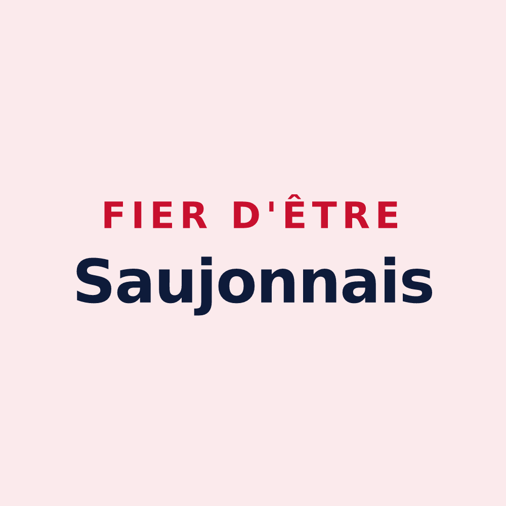 Magnet « Fier d'être Saujonnais » — design pour Saujon
