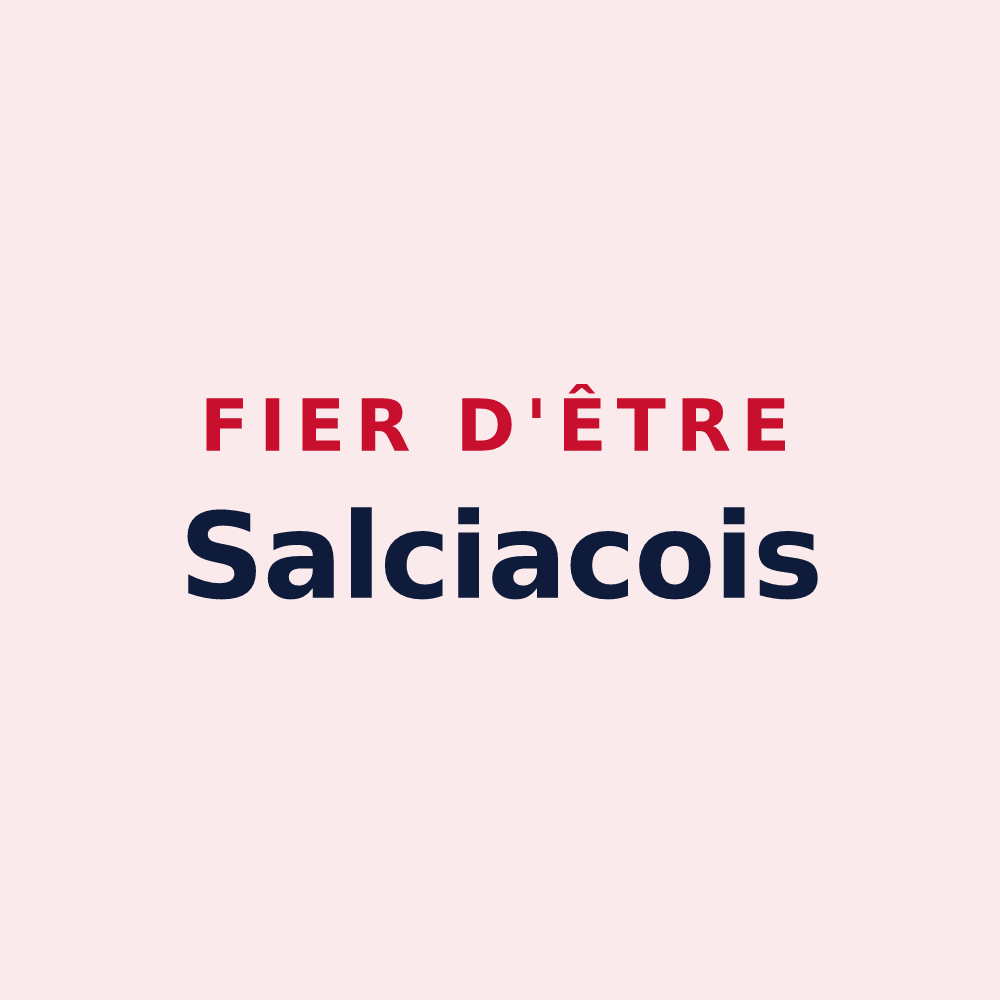Magnet « Fier d'être Salciacois » — design pour Saulchoy