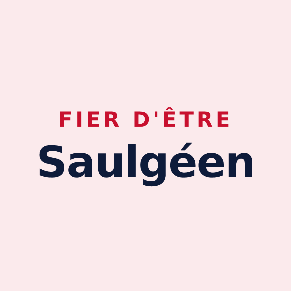 Magnet « Fier d'être Saulgéen » — design pour Saulgé