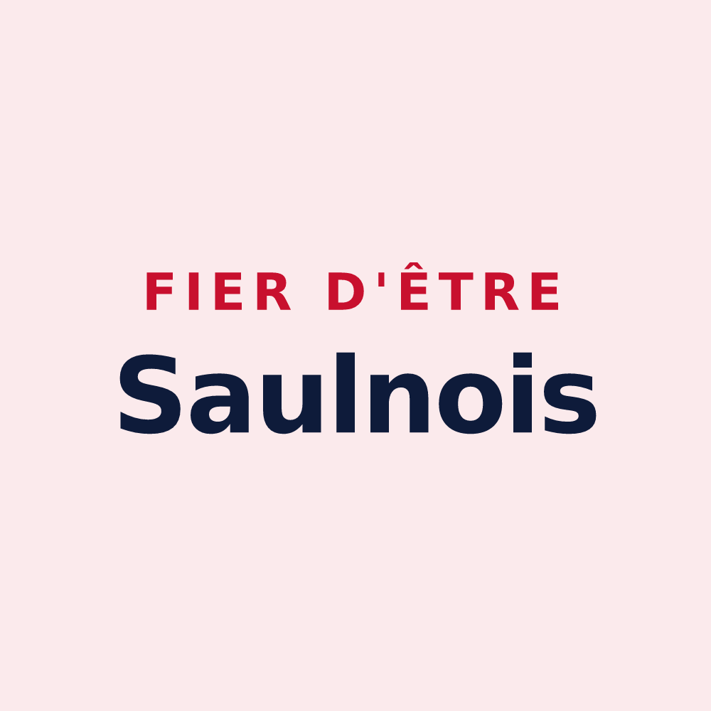Magnet « Fier d'être Saulnois » — design pour Saulnes