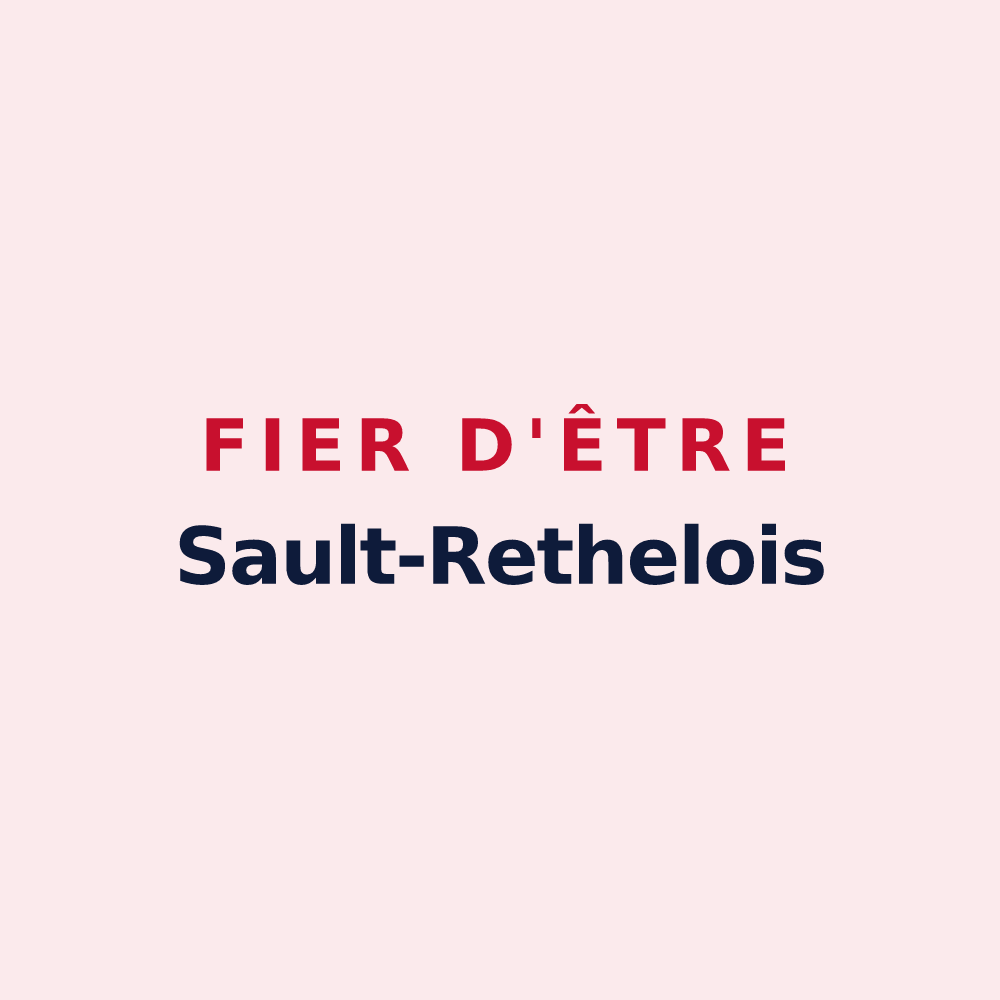 Magnet « Fier d'être Sault-Rethelois » — design pour Sault-lès-Rethel