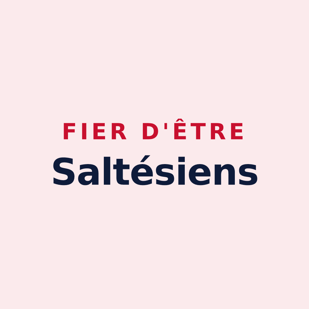 Magnet « Fier d'être Saltésiens » — design pour Sault