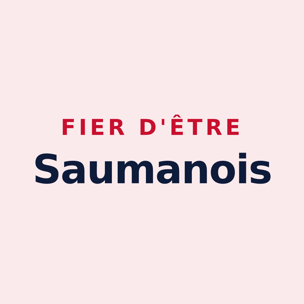 Magnet « Fier d'être Saumanois » — design pour Saumane