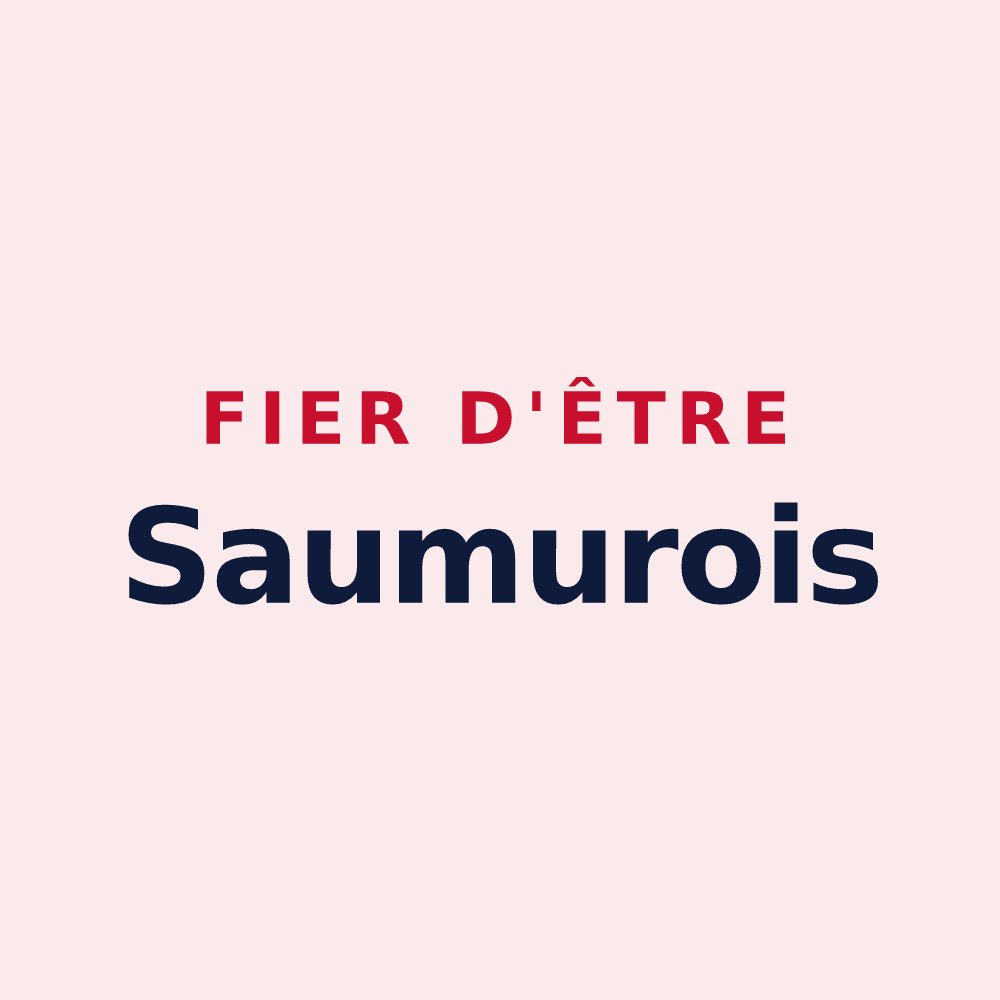Magnet « Fier d'être Saumurois » — design pour Saumur