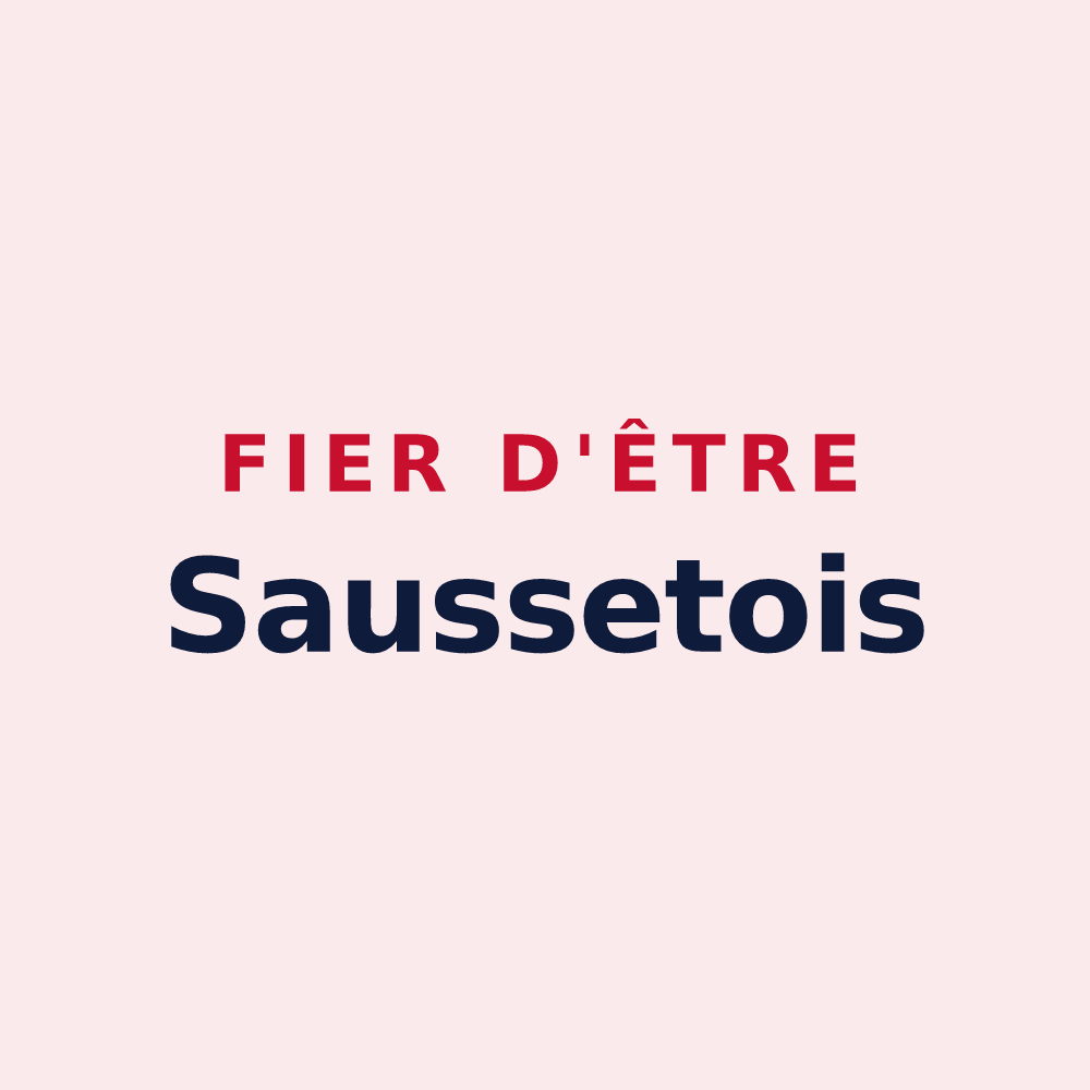 Magnet « Fier d'être Saussetois » — design pour Sausset-les-Pins