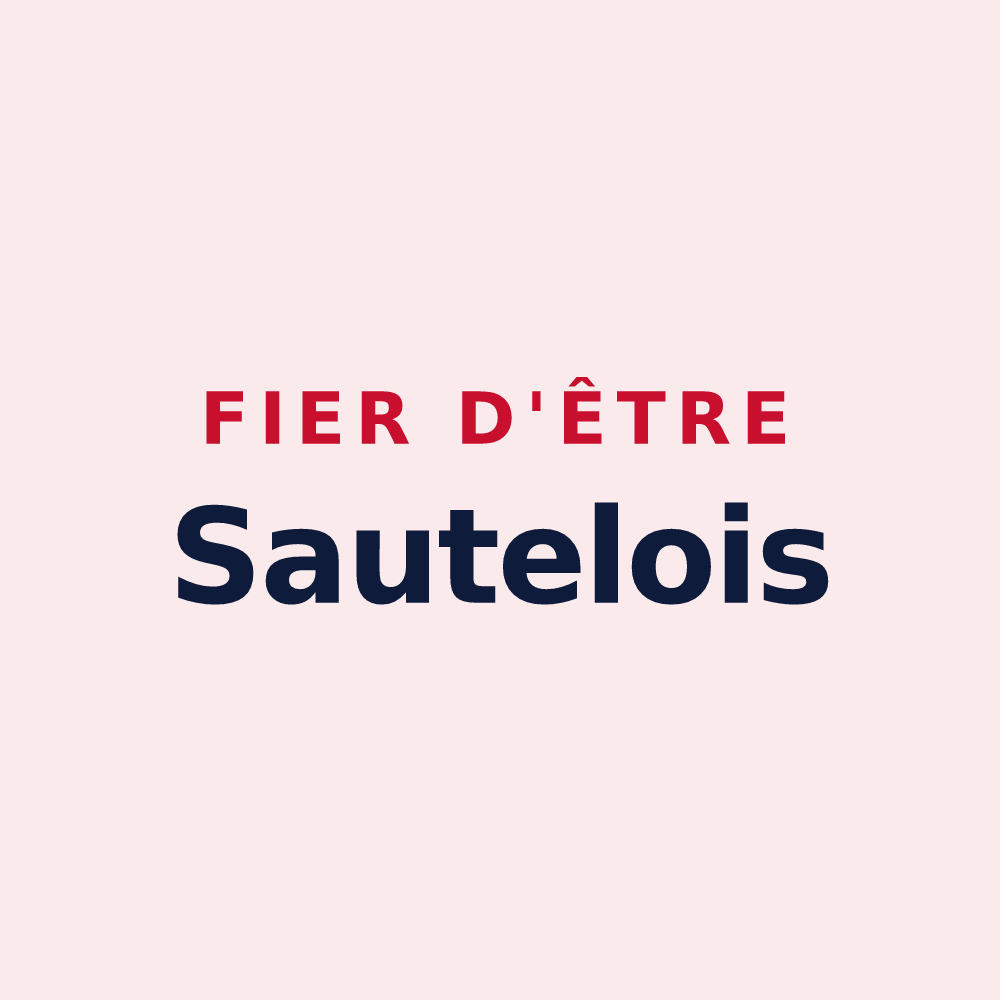 Magnet « Fier d'être Sautelois » — design pour Sautel