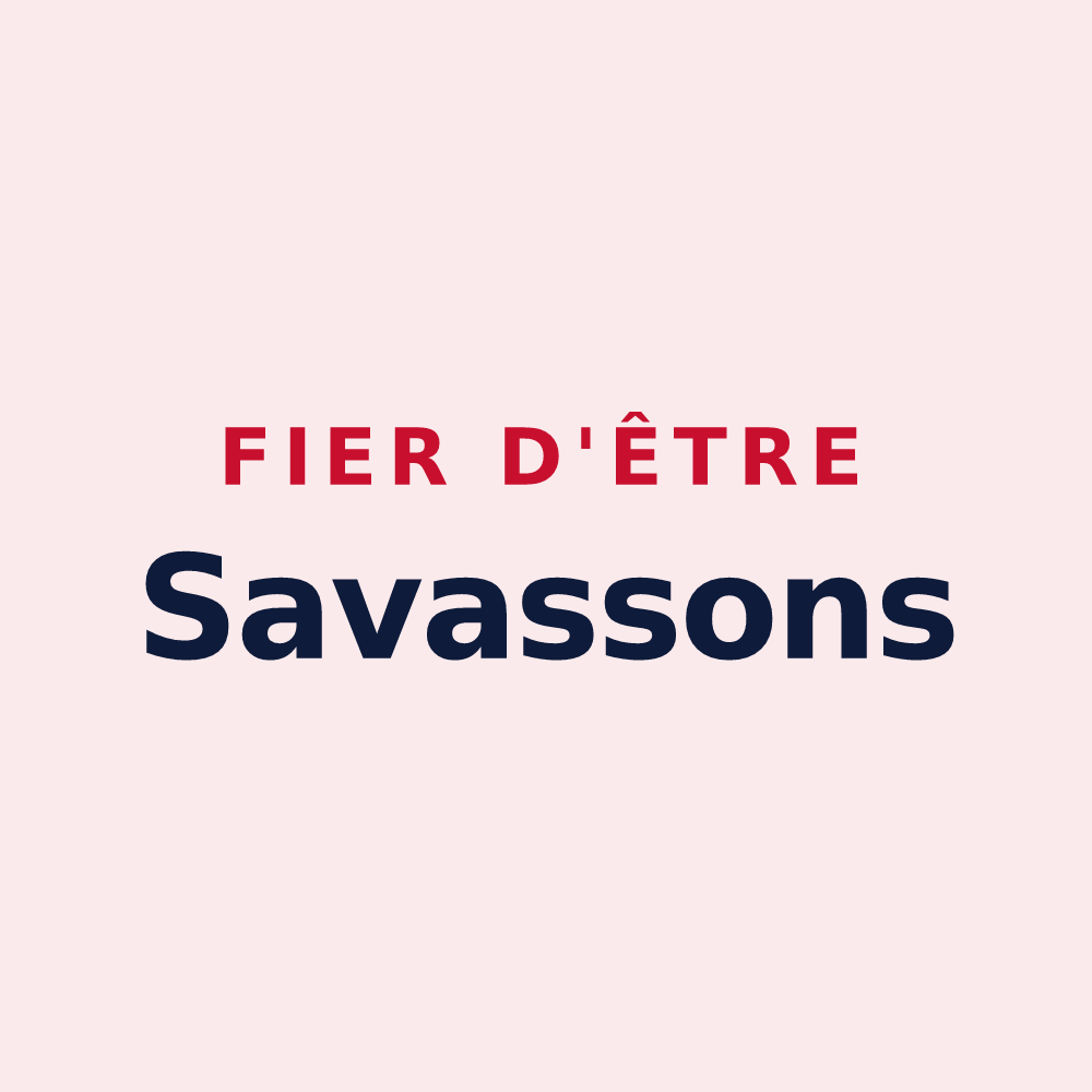 Magnet « Fier d'être Savassons » — design pour Savasse