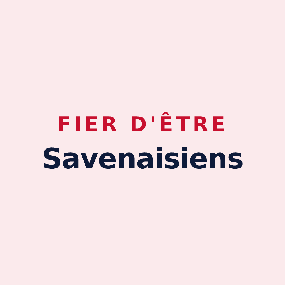 Magnet « Fier d'être Savenaisiens » — design pour Savenay