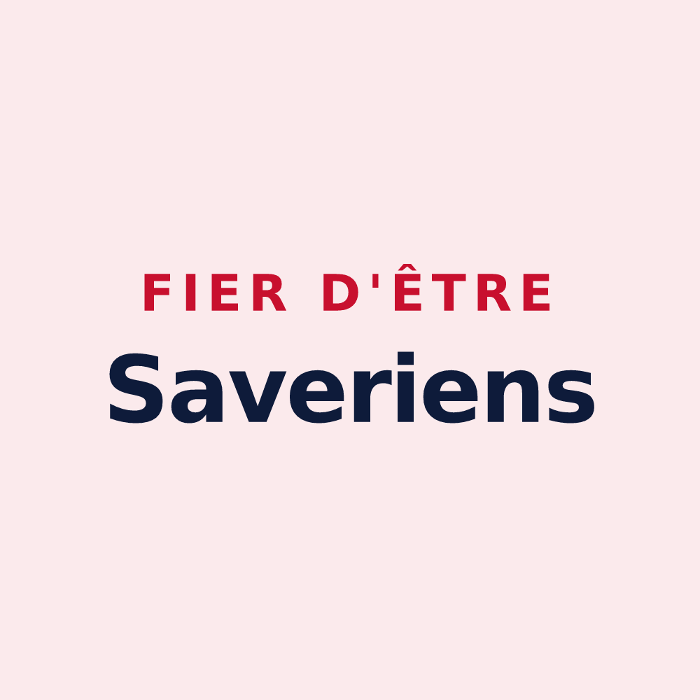 Magnet « Fier d'être Saveriens » — design pour Savères
