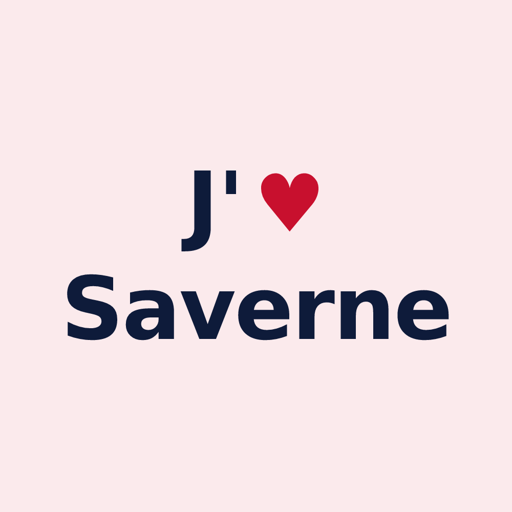 Magnet personnalisé Saverne — design J'aime Saverne
