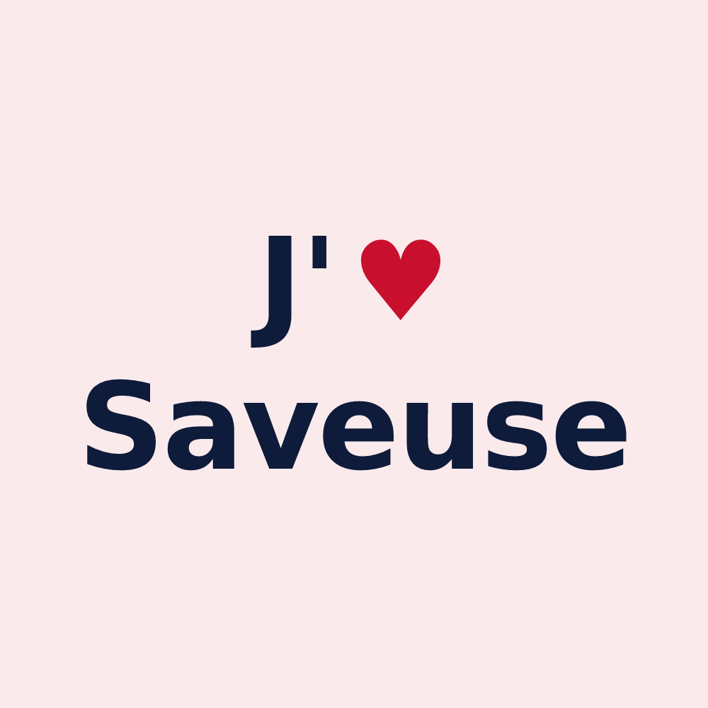 Magnet personnalisé Saveuse — design J'aime Saveuse