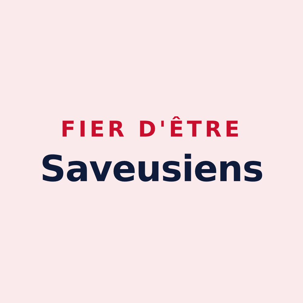 Magnet « Fier d'être Saveusiens » — design pour Saveuse
