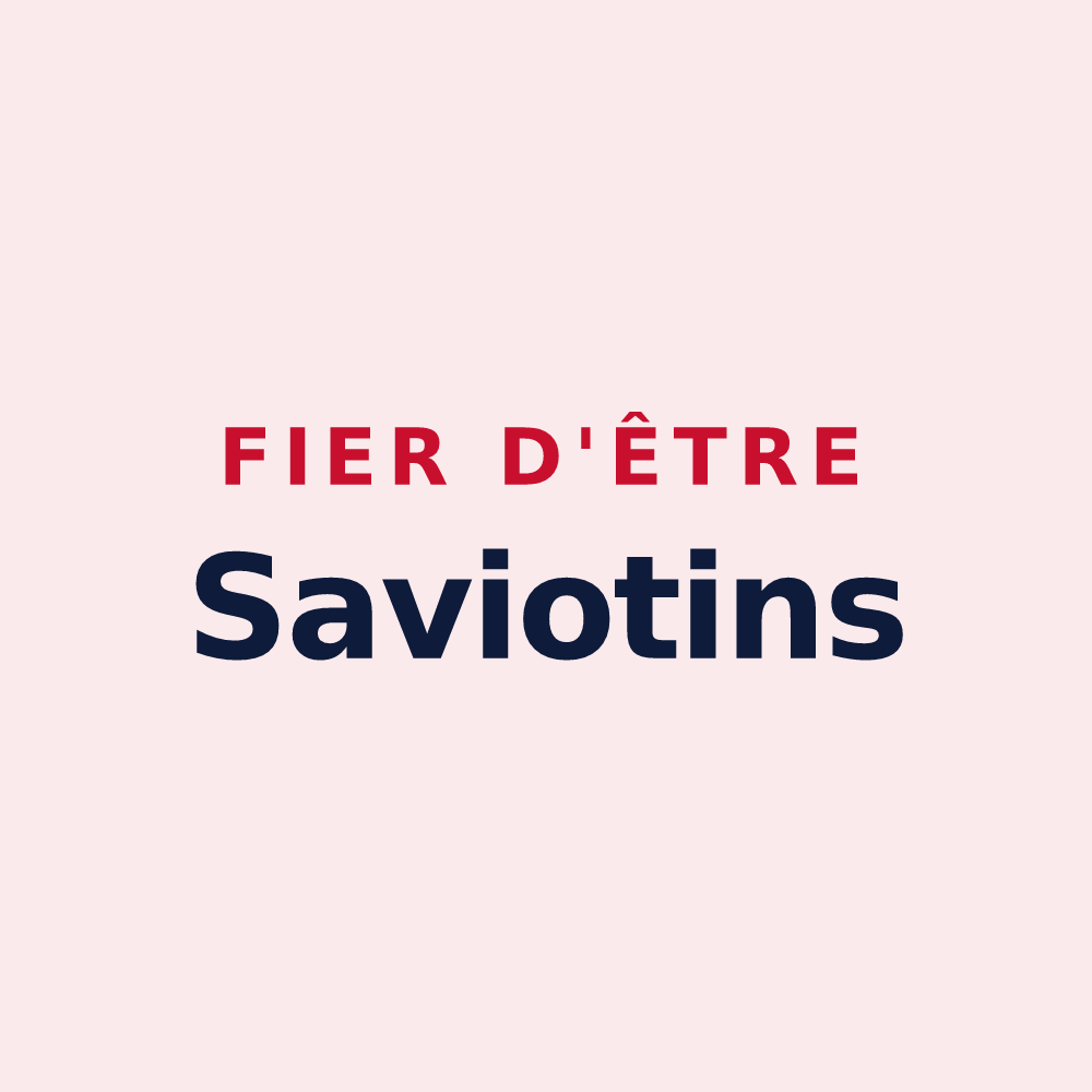 Magnet « Fier d'être Saviotins » — design pour Savières