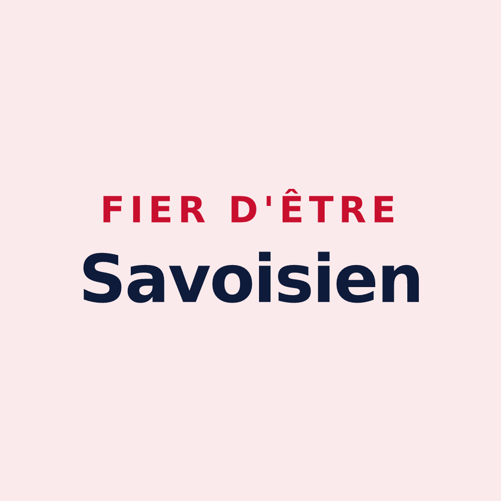 Magnet « Fier d'être Savoisien » — design pour Savoisy