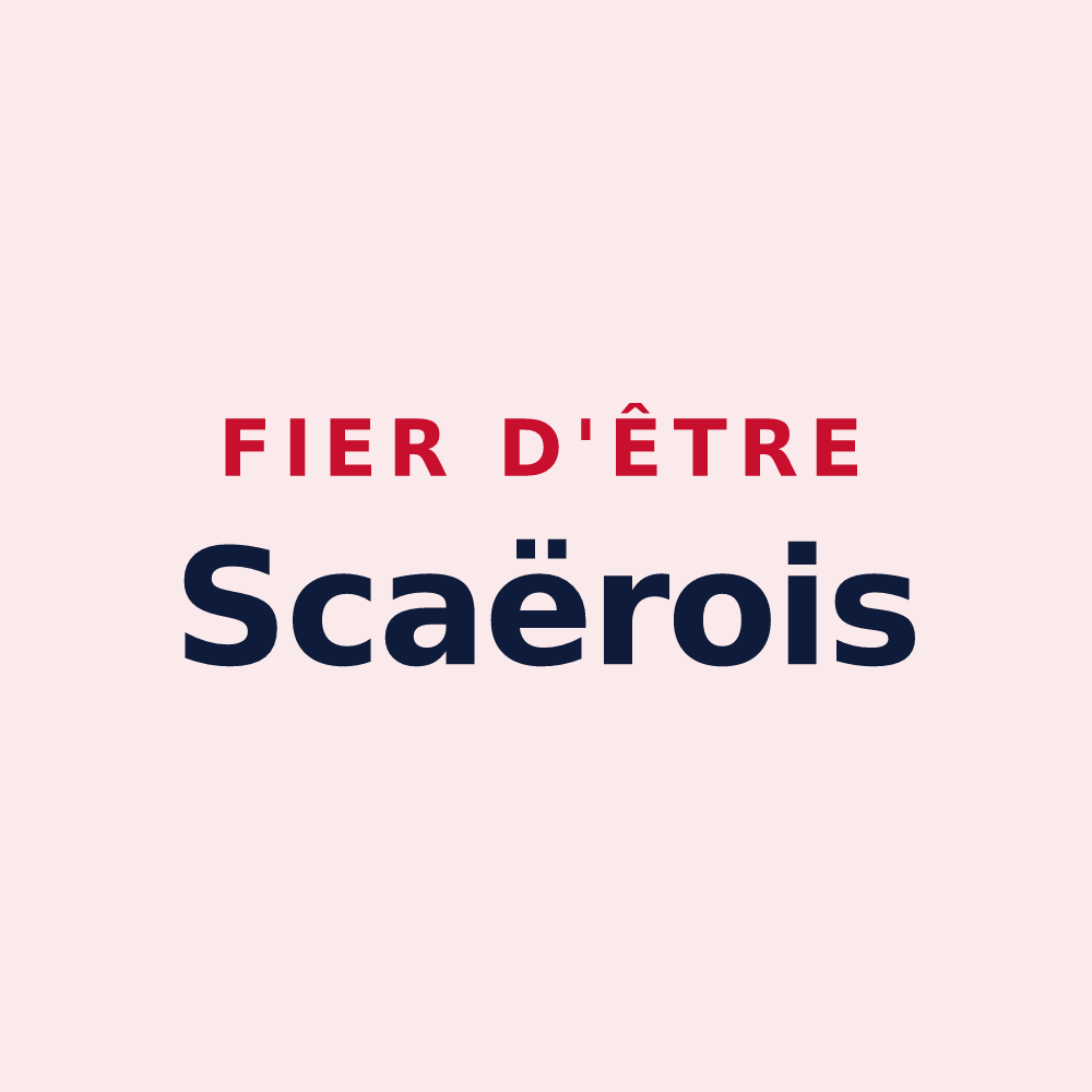 Magnet « Fier d'être Scaërois » — design pour Scaër